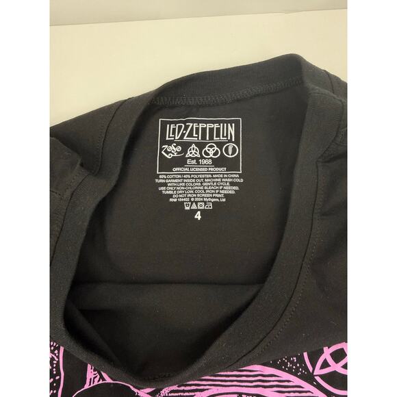 Torrid Size 4 Led Zeppelin Relaxed Fit Cotton Crew Tee Shirt Plus Size 4X or 26 - Picture 4 of 4